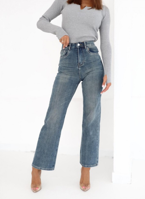 Szerokie spodnie jeans