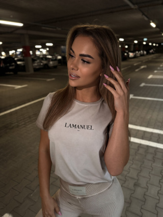 T-shirt beż limited