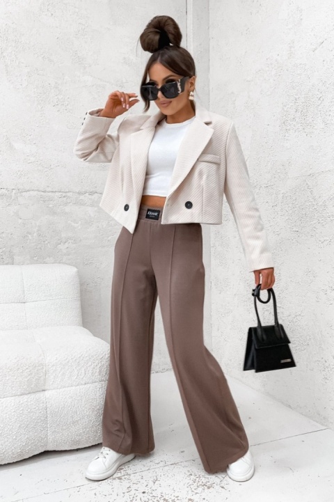 Spodnie z szerokimi nogawkami fango